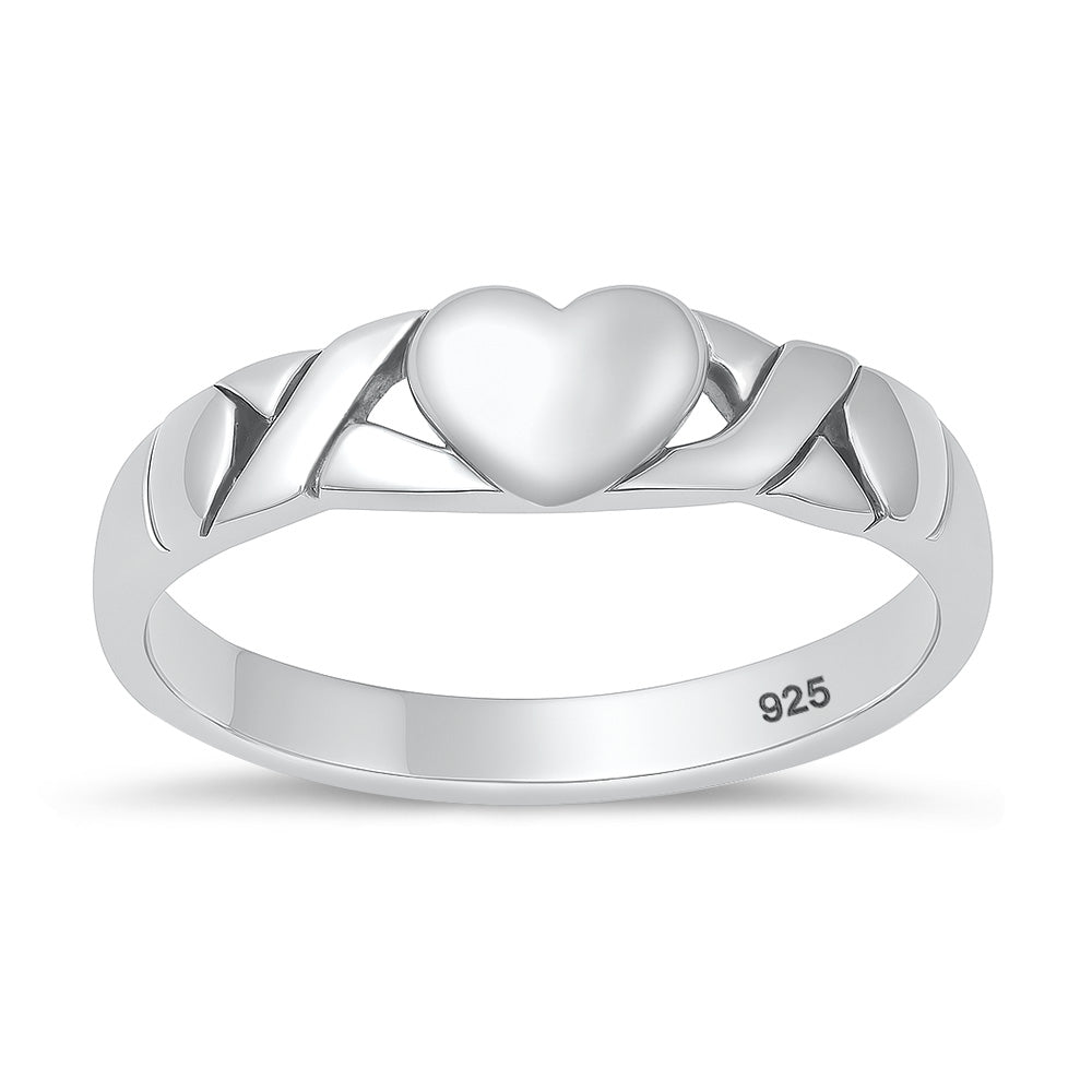 Silver Ring - Diamond Cut