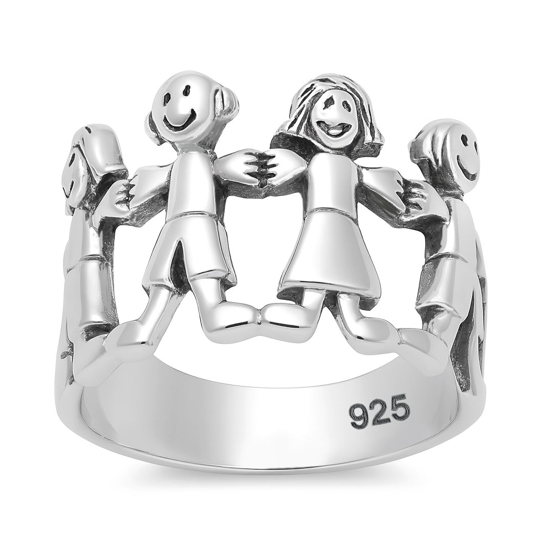 Silver Ring - Boy & Girl