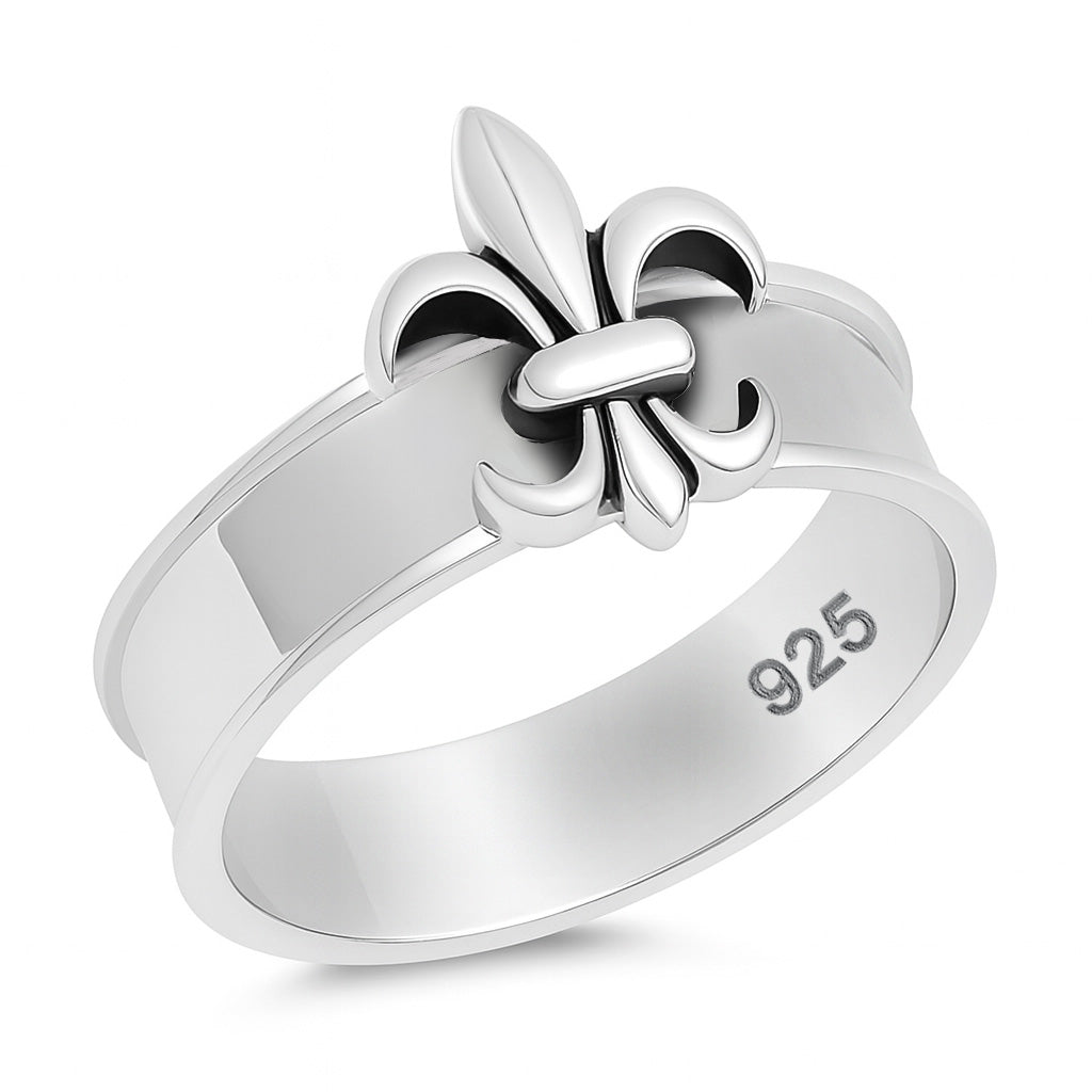 Silver Ring - Fleur De Lise