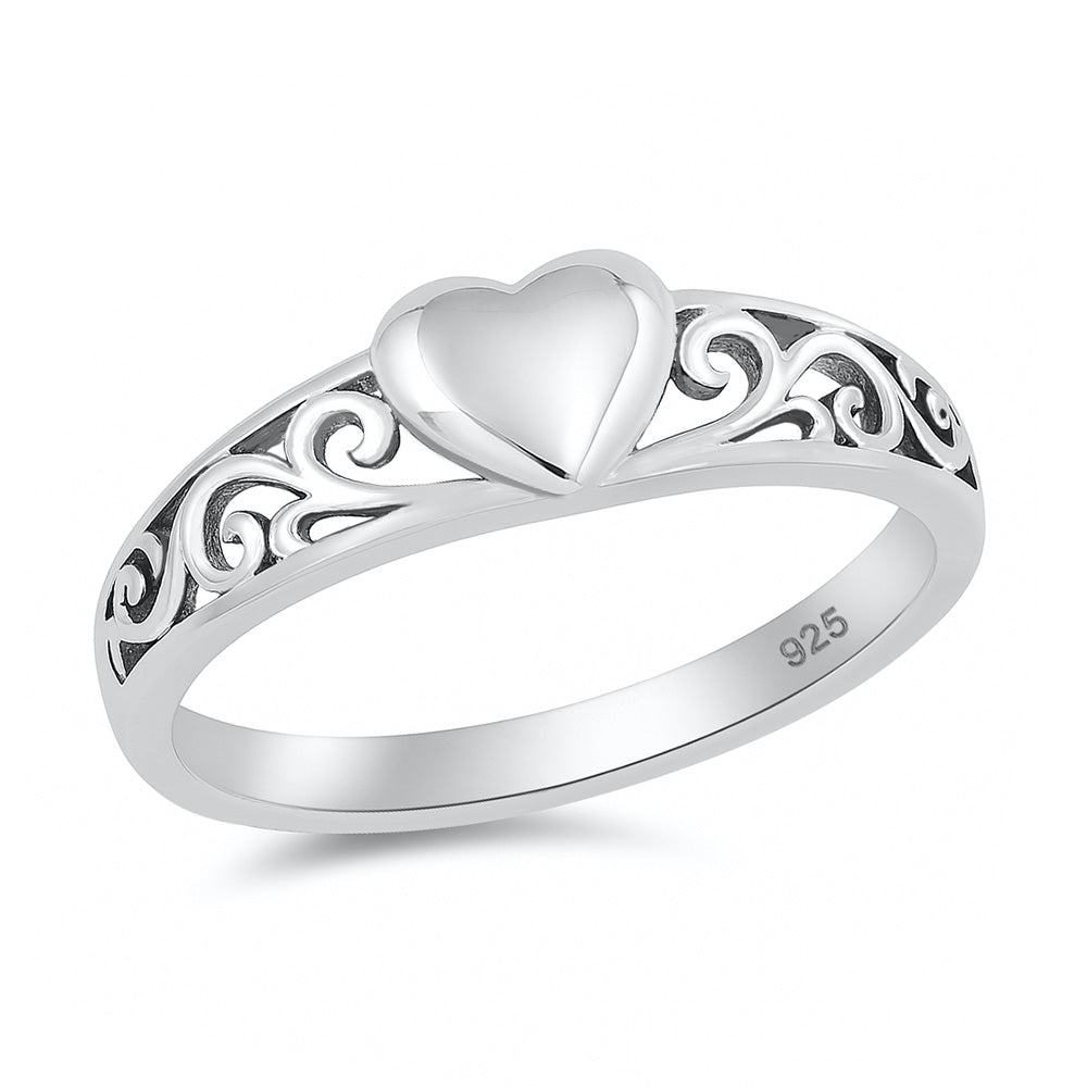 Silver Ring - Heart