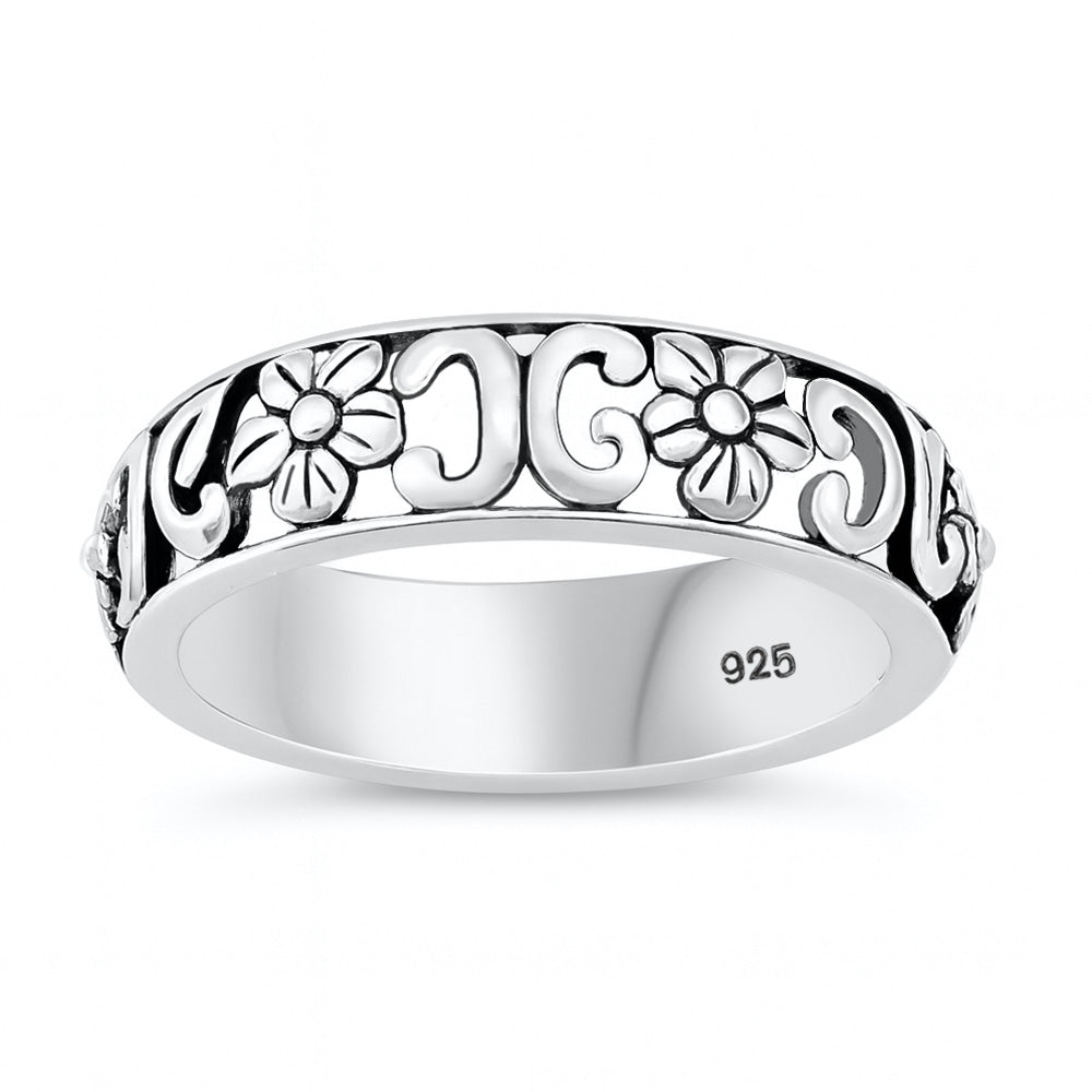 Silver Ring - Flower