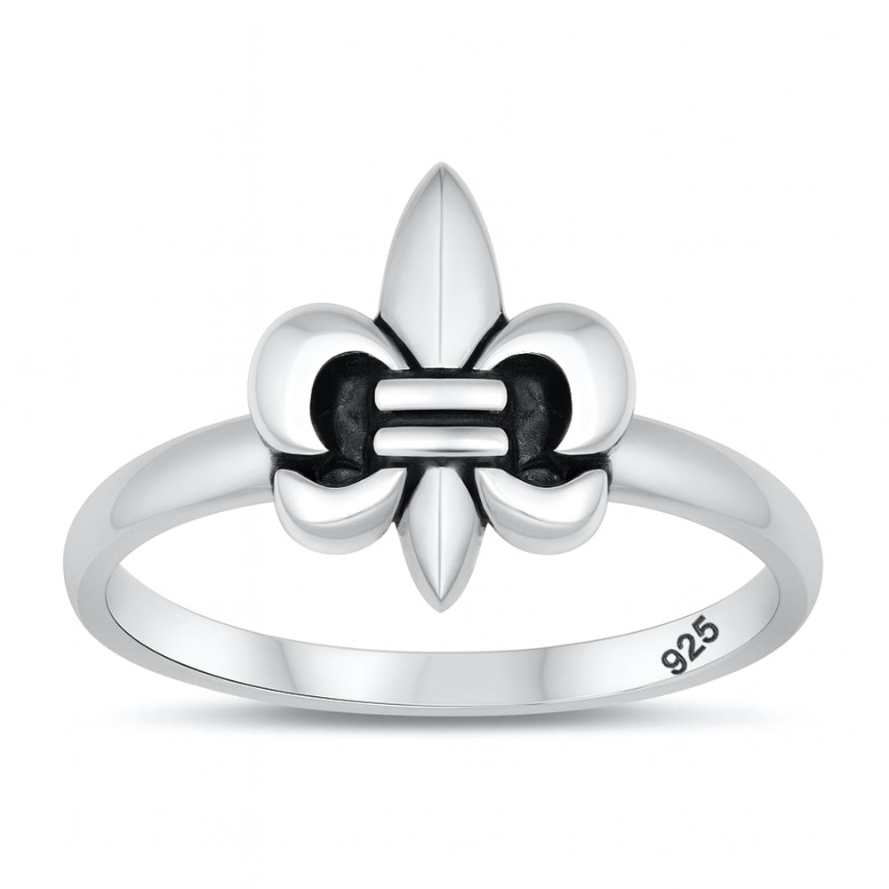 Silver Ring - Fleur De Lise