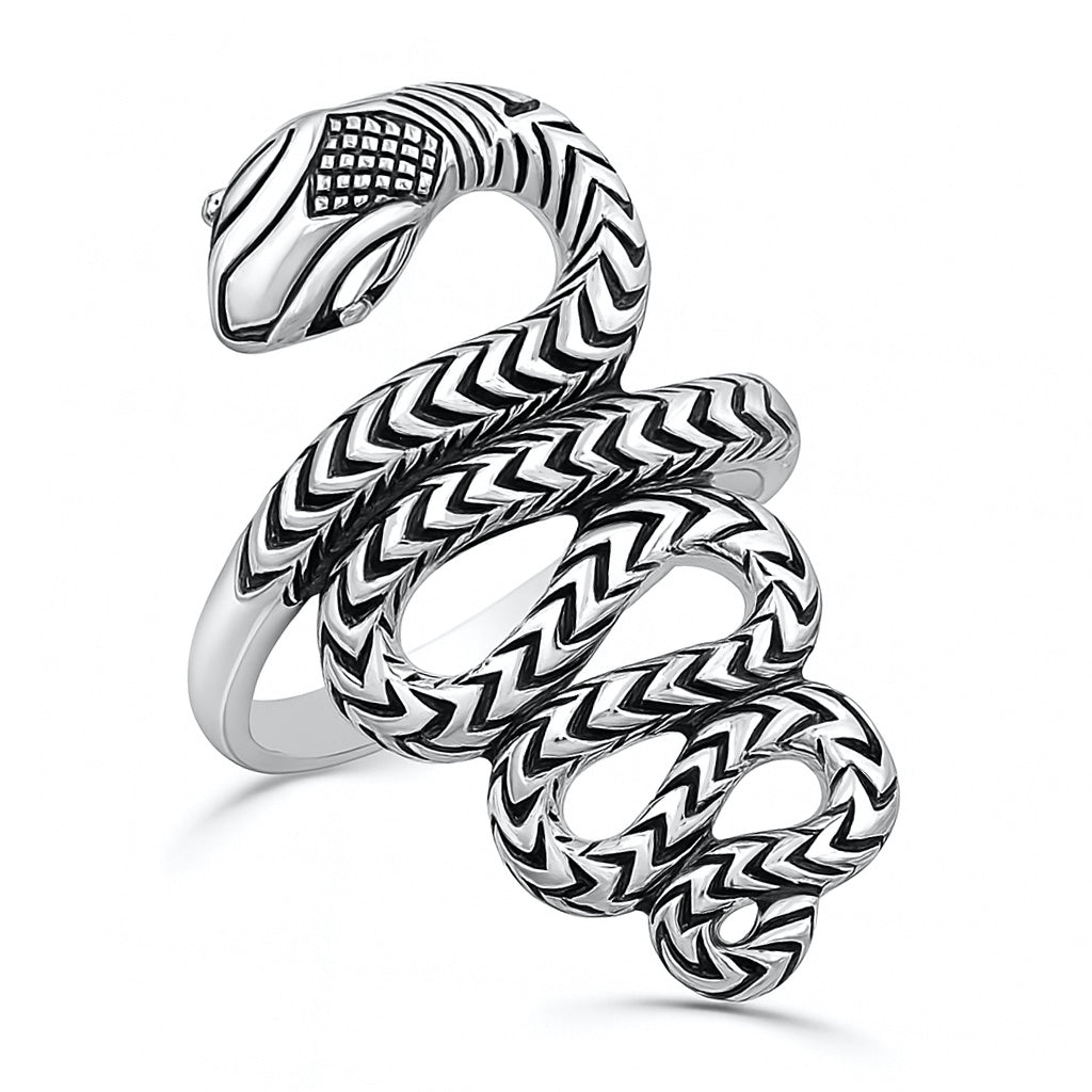 Silver Ring - Snake