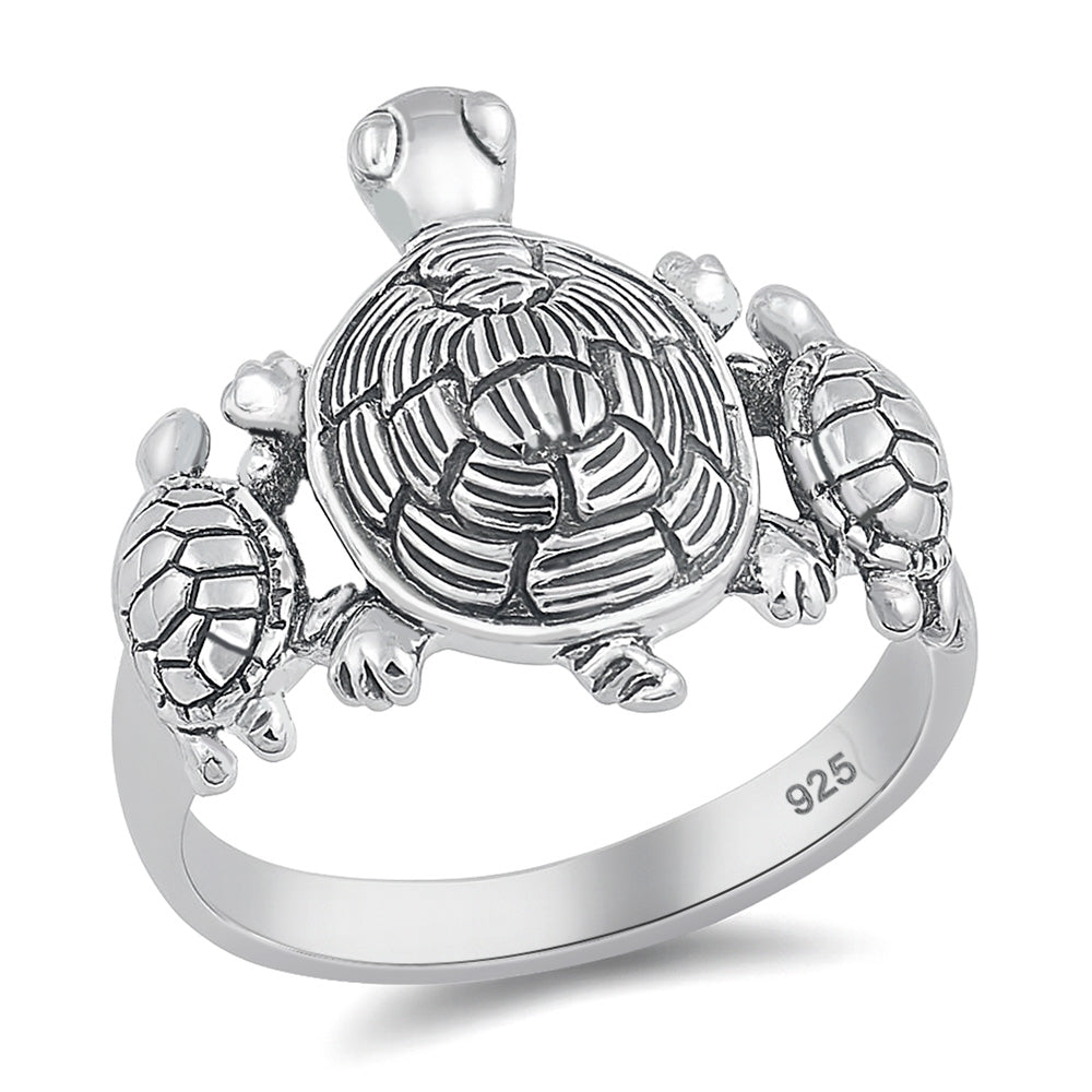 Silver Ring - Turtles