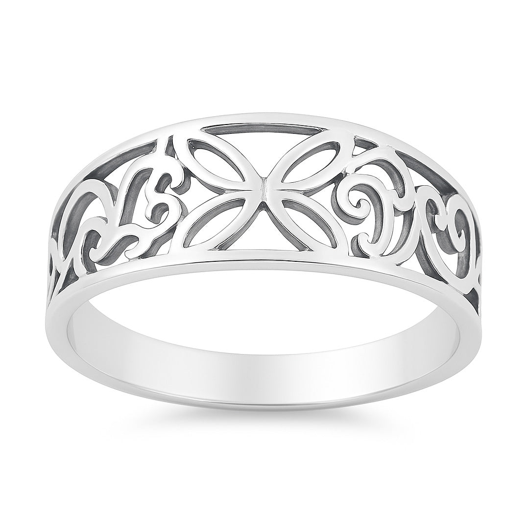 Silver Filigree Ring