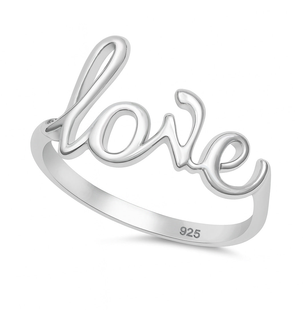 Silver Ring - Love