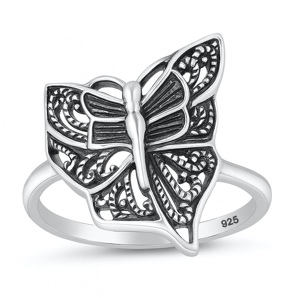 Silver Ring - Butterfly