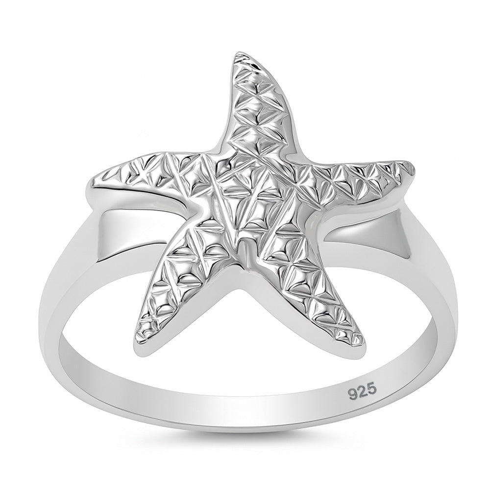Silver Ring - Starfish