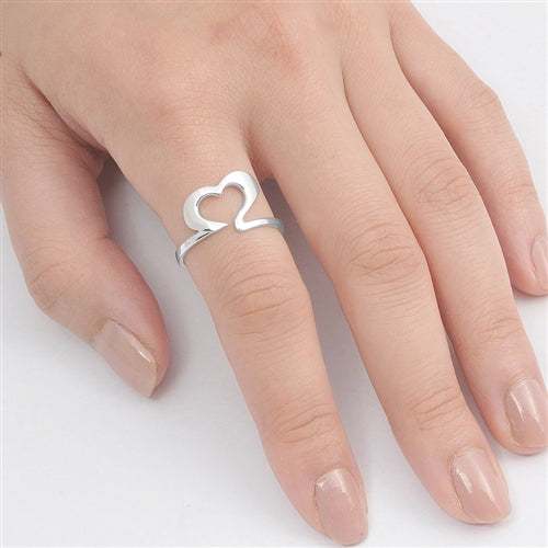 Silver Ring - Heart