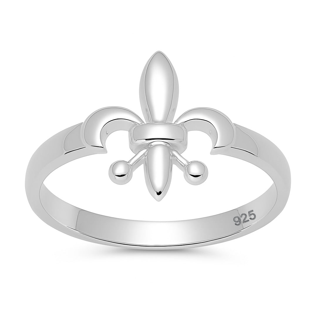 Silver Ring - Fleur De Lise
