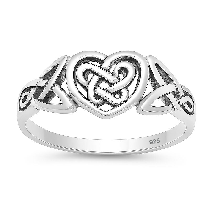 Silver Ring - Celtic Heart