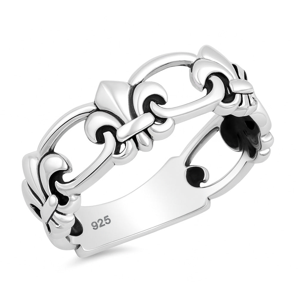 Silver Ring - Fleur De Lise