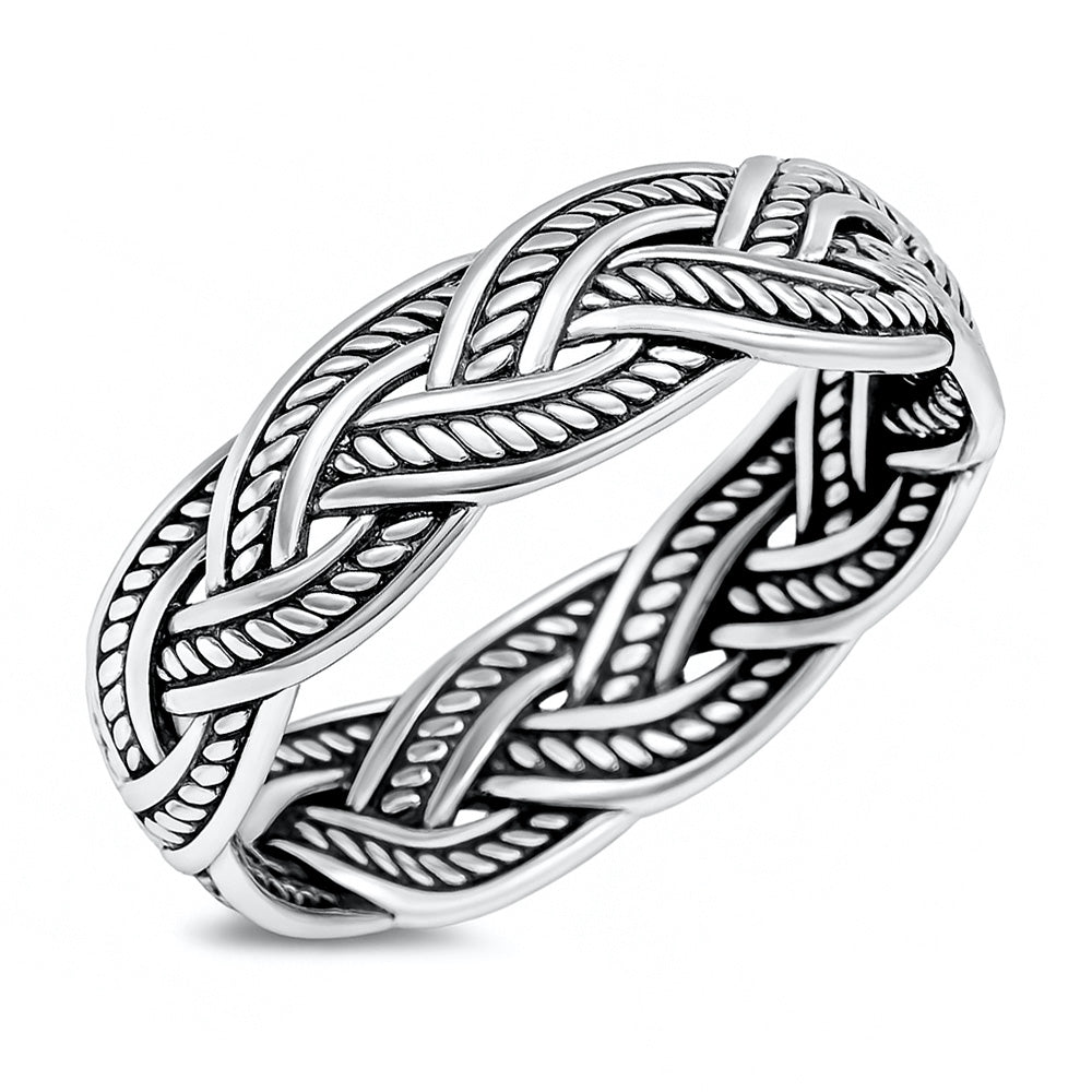 Silver Braid Ring