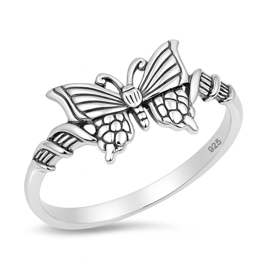 Silver Ring - Butterfly