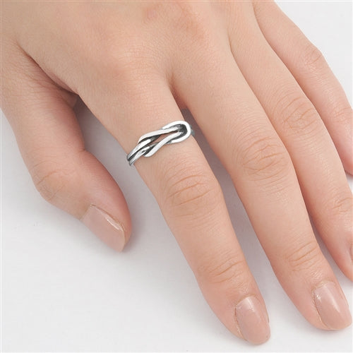 Silver Ring - Infinity Love Knot