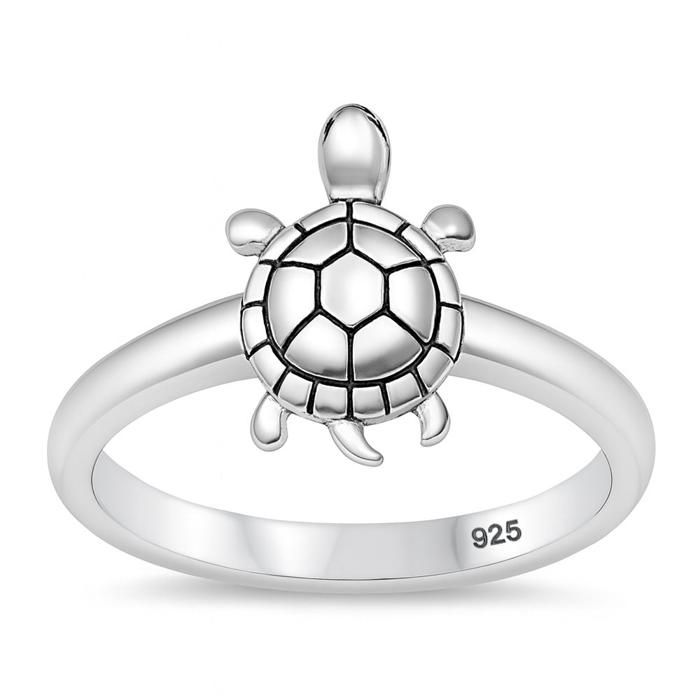 Silver Ring - Turtle