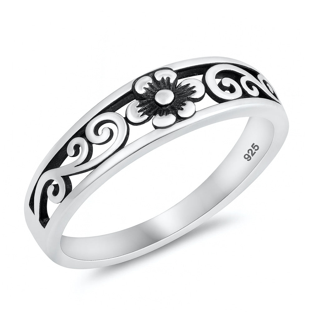 Silver Ring - Flower
