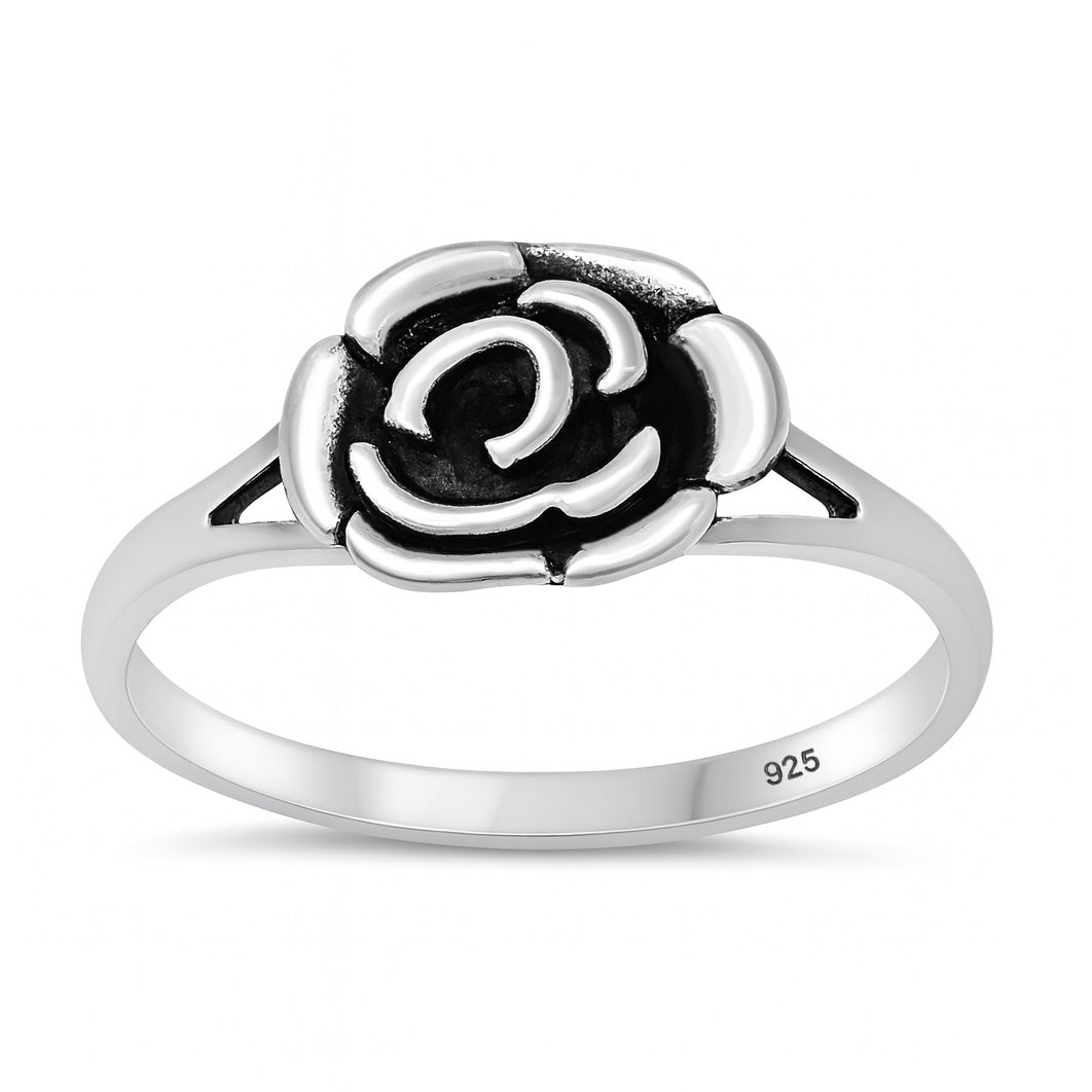 Silver Ring - Rose