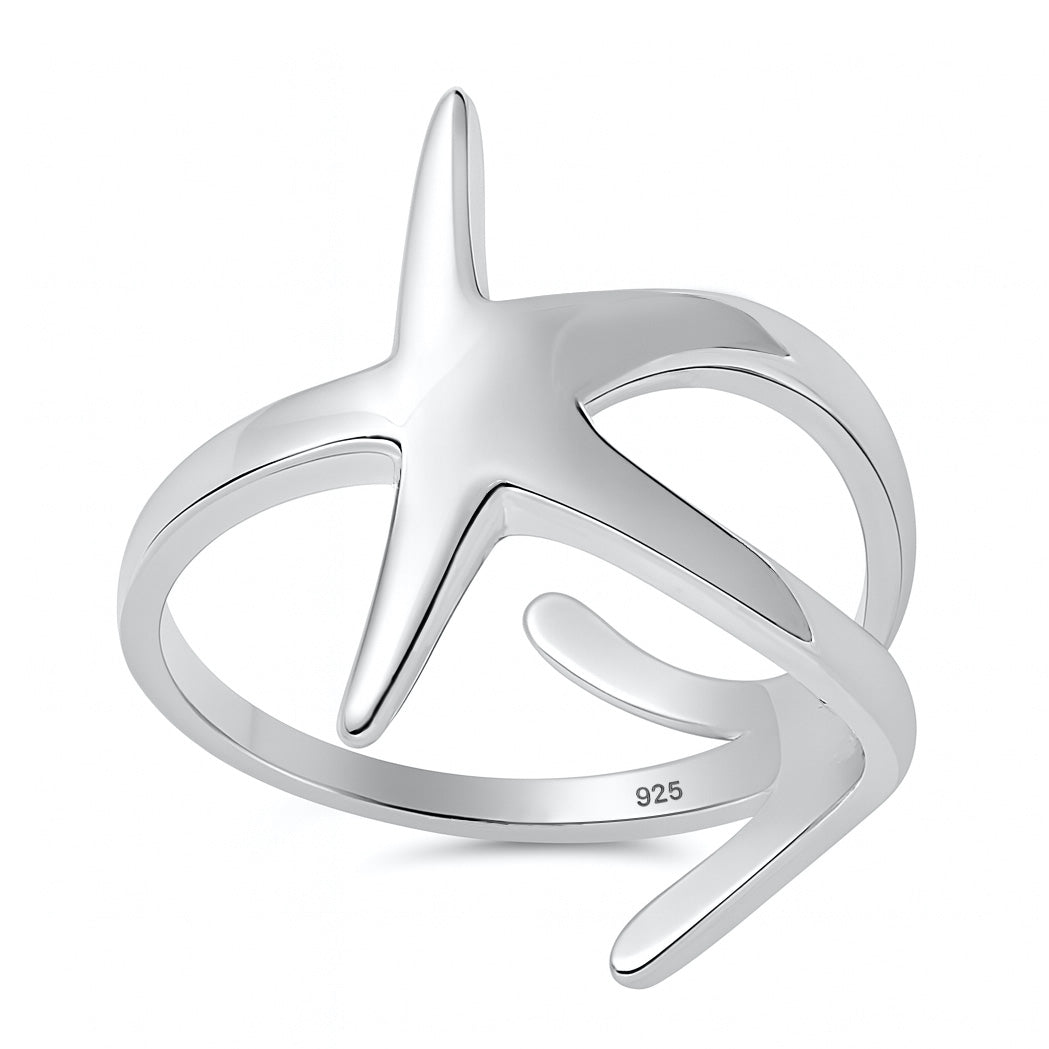 Silver Ring - Starfish