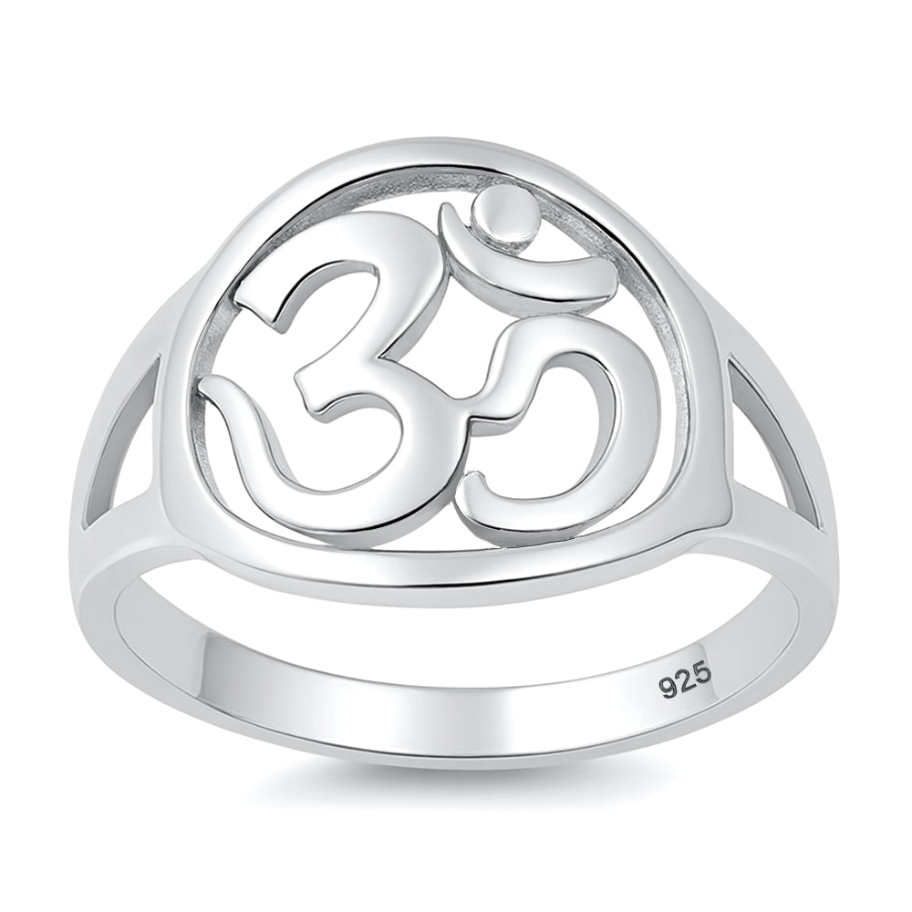 Silver Ring - Om Sign