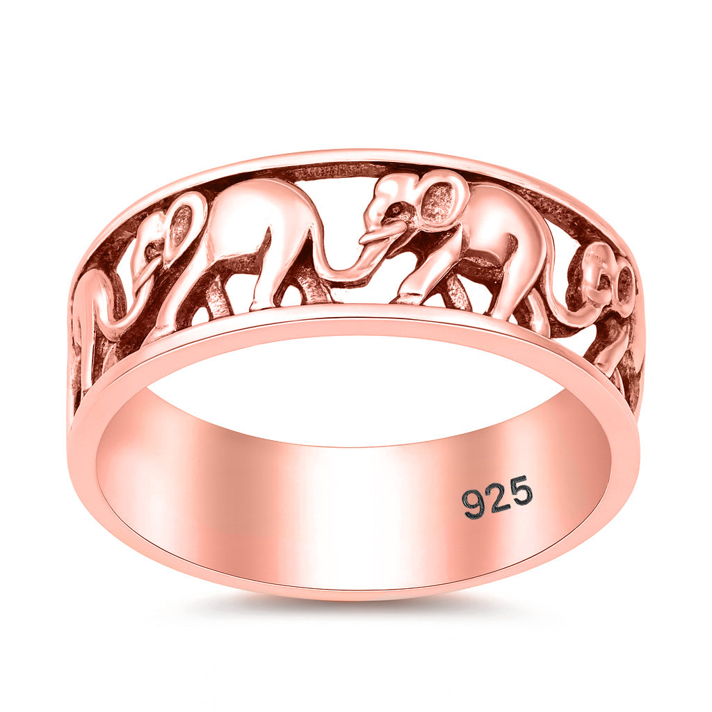 Silver Ring - Elephant