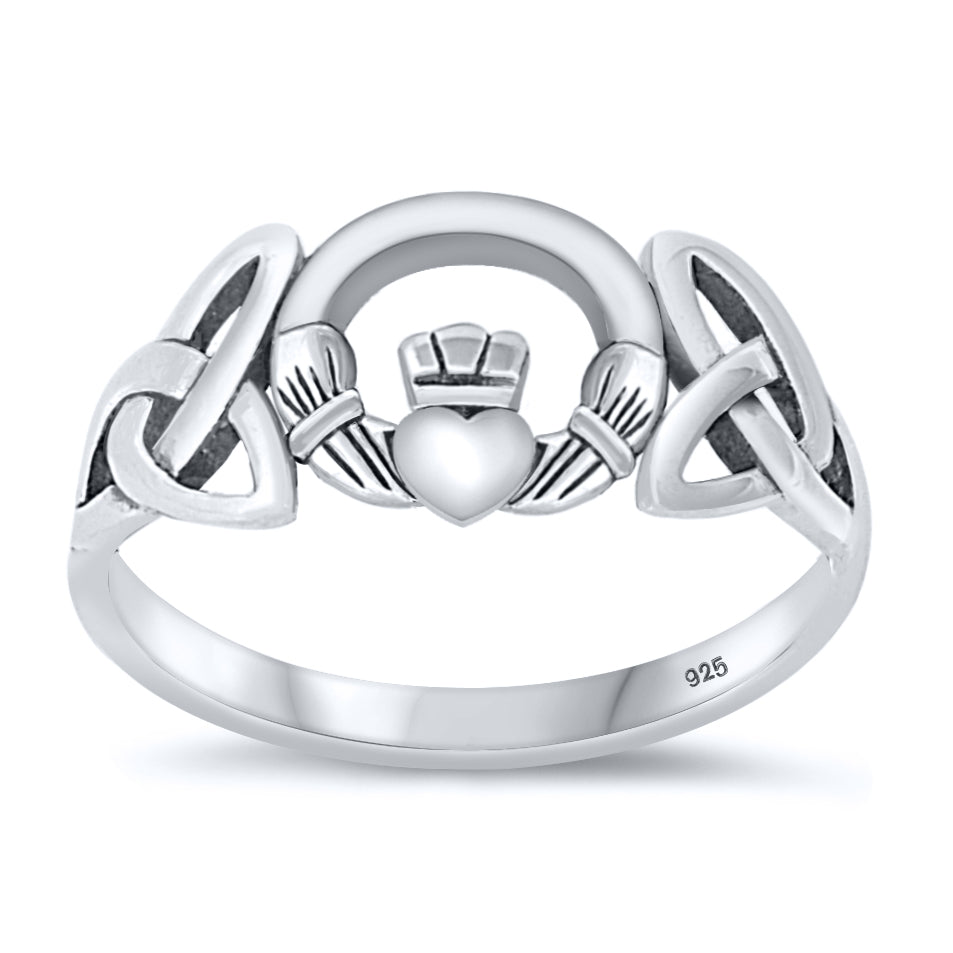 Silver Ring - Celtic Claddagh