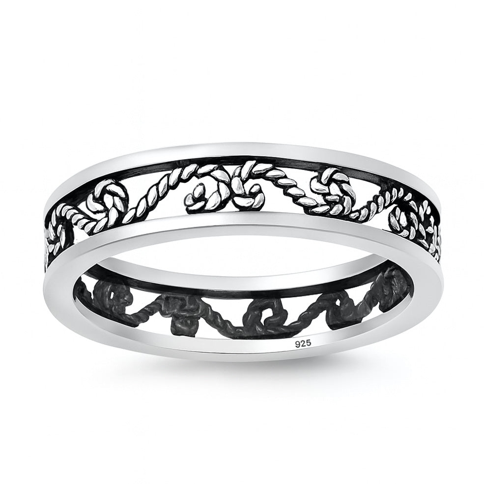Silver Ring - Filigree Band