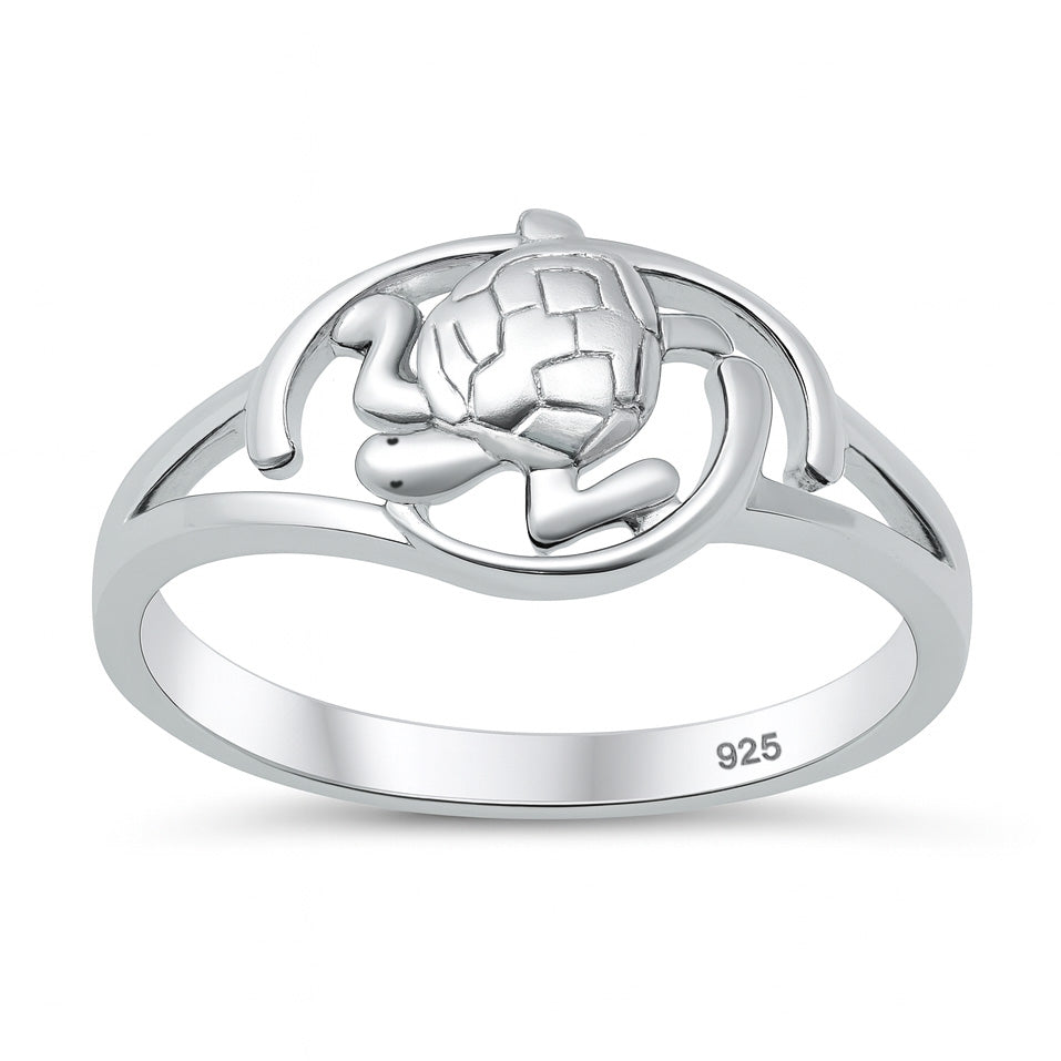 Silver Ring - Turtle