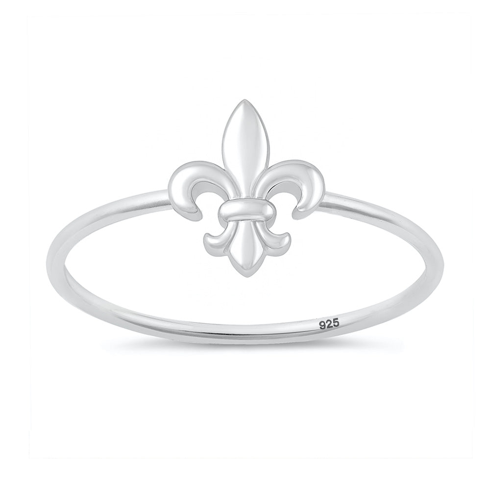 Silver Ring - Fleur de Lise
