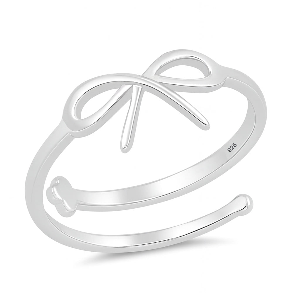 Silver Ring - Ribbon
