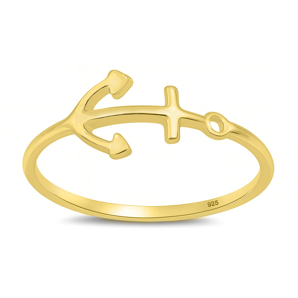 Silver Ring - Anchor