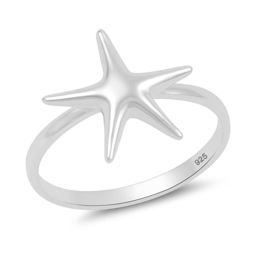 Silver Ring - Starfish