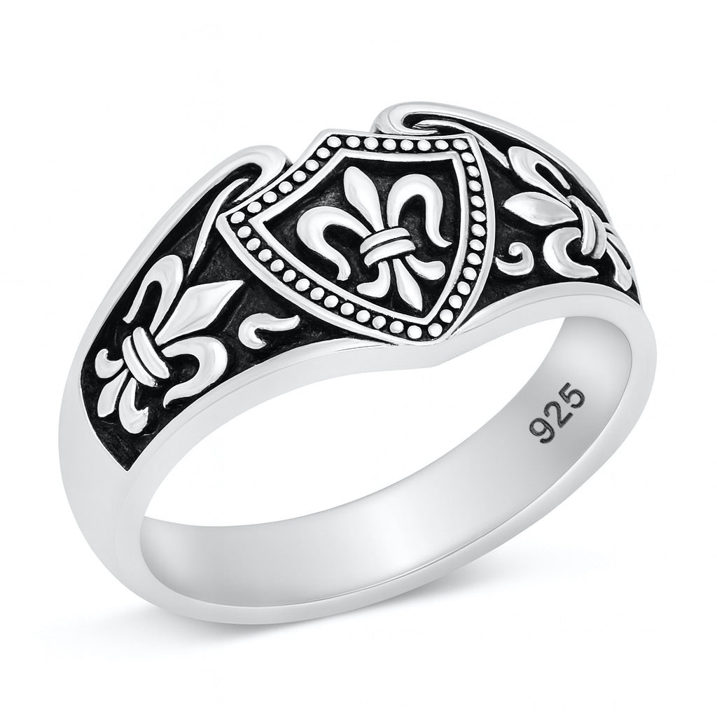 Silver Ring - Fleur De Lis