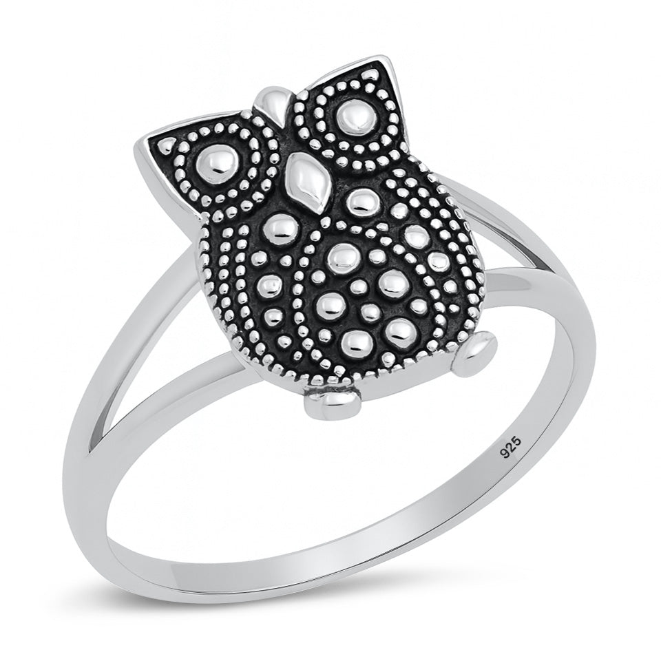 Silver Ring - Owl