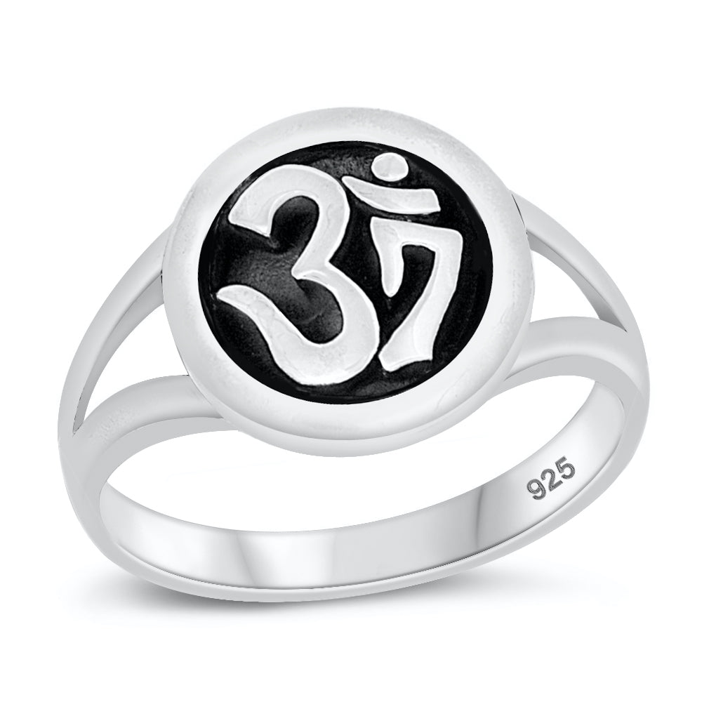 Silver Ring - Om Sign