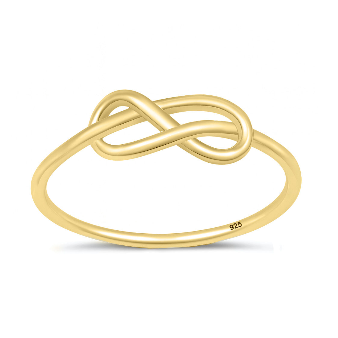 Silver Infinity Knot Ring