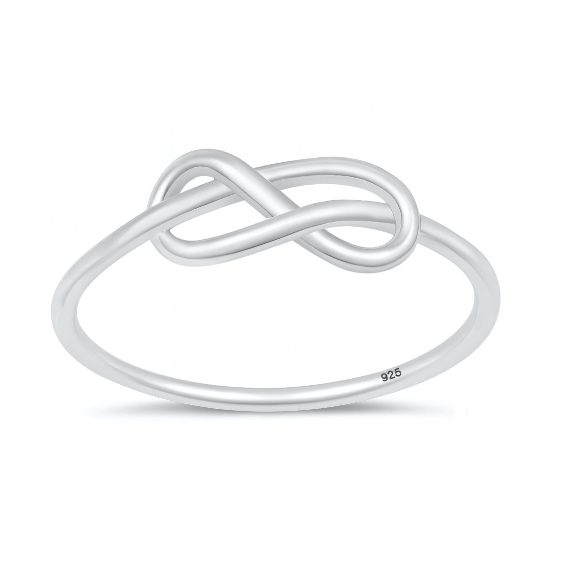 Silver Infinity Knot Ring