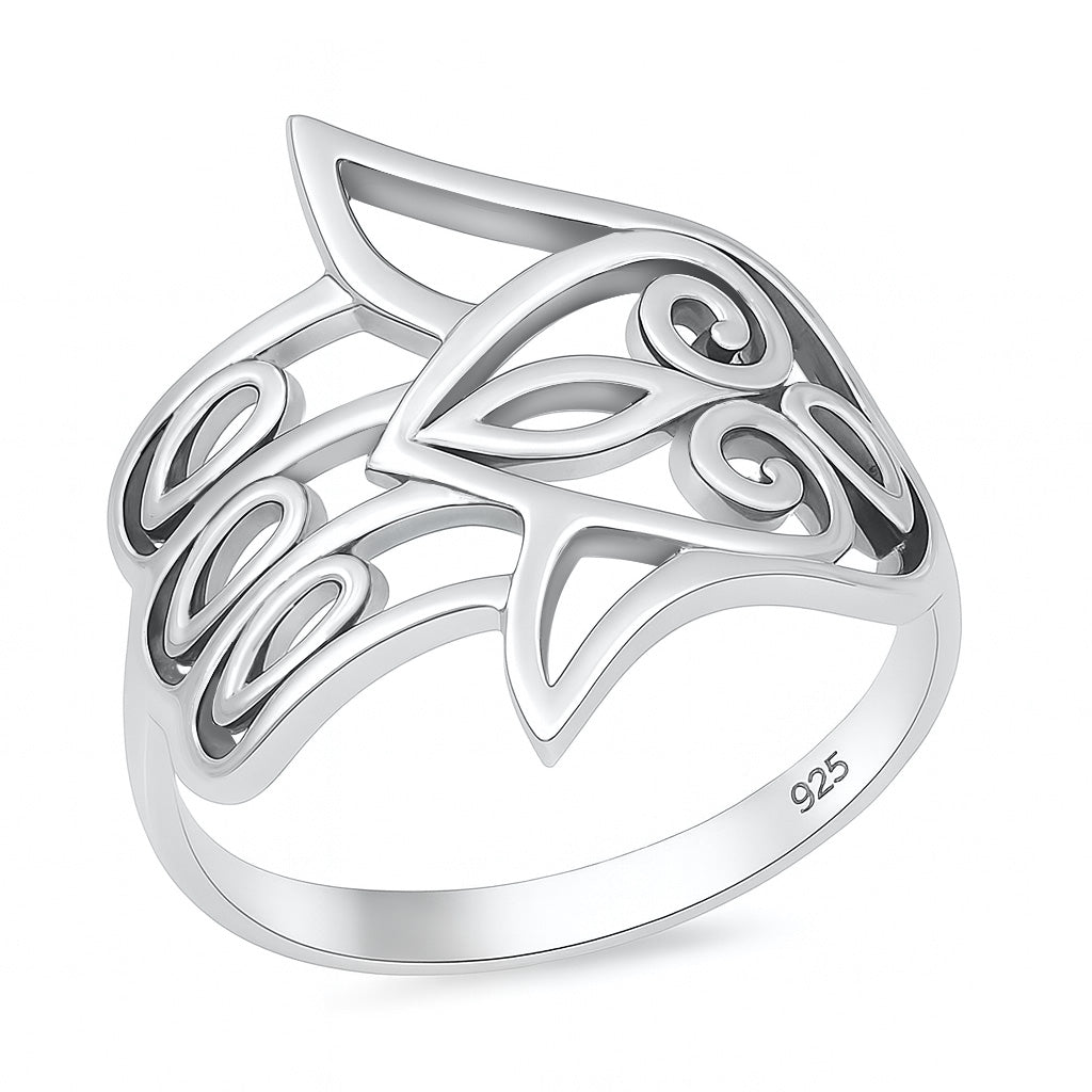 Silver Ring - Hamsa