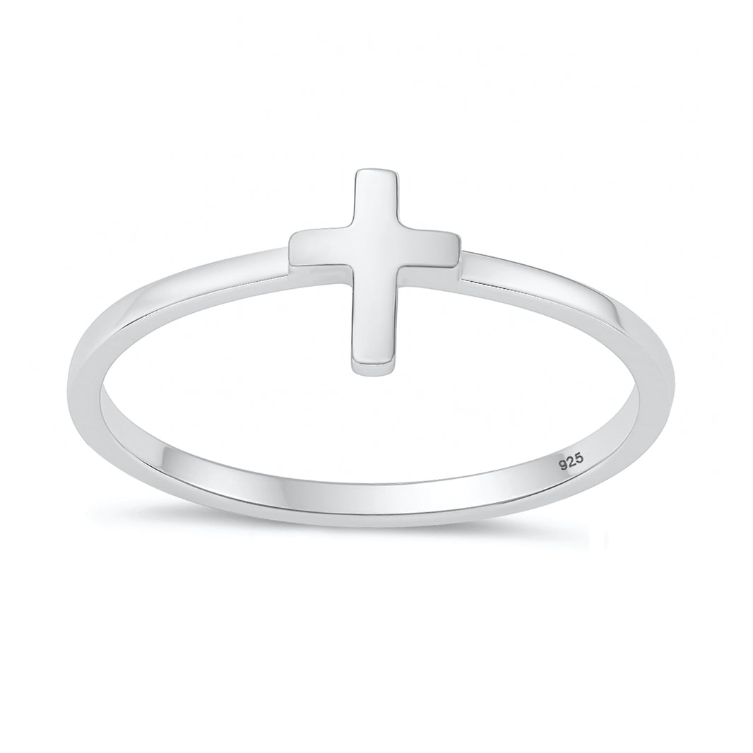 Silver Ring - Cross