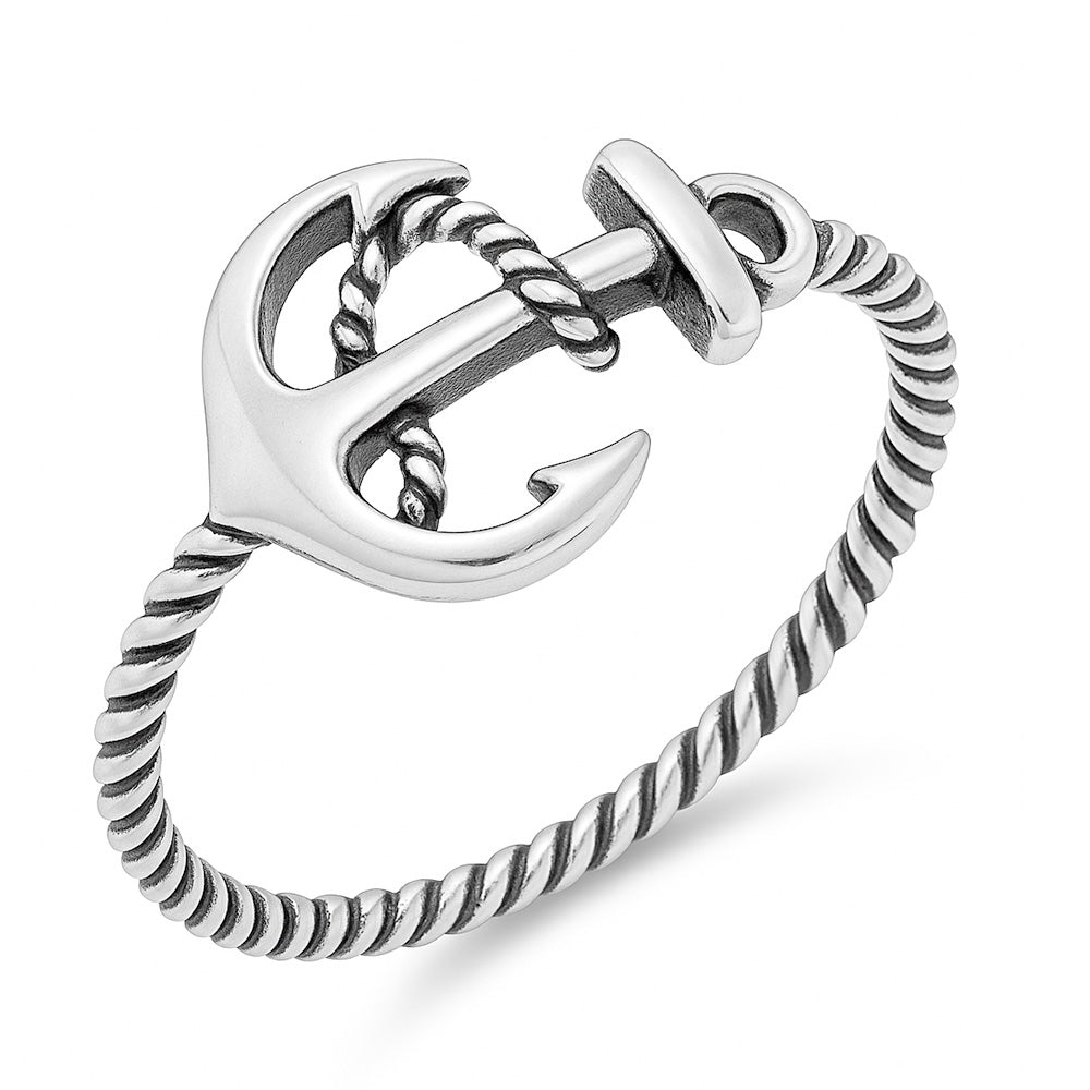 Silver Ring - Anchor