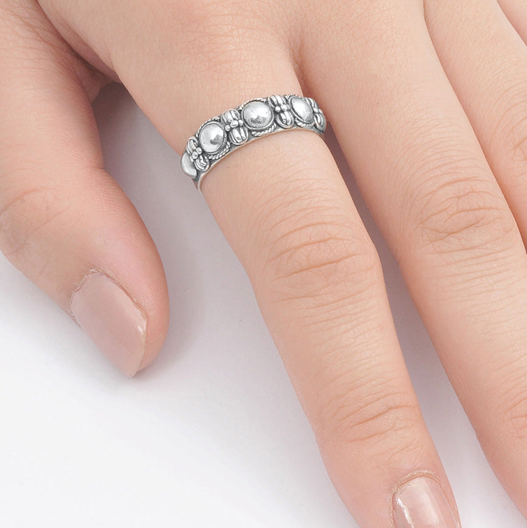 Silver Bali Ring