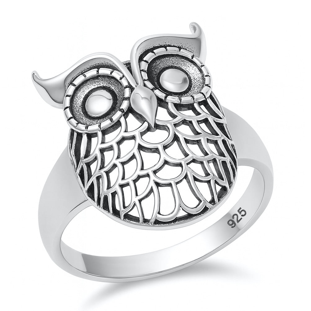 Silver Ring - Owl