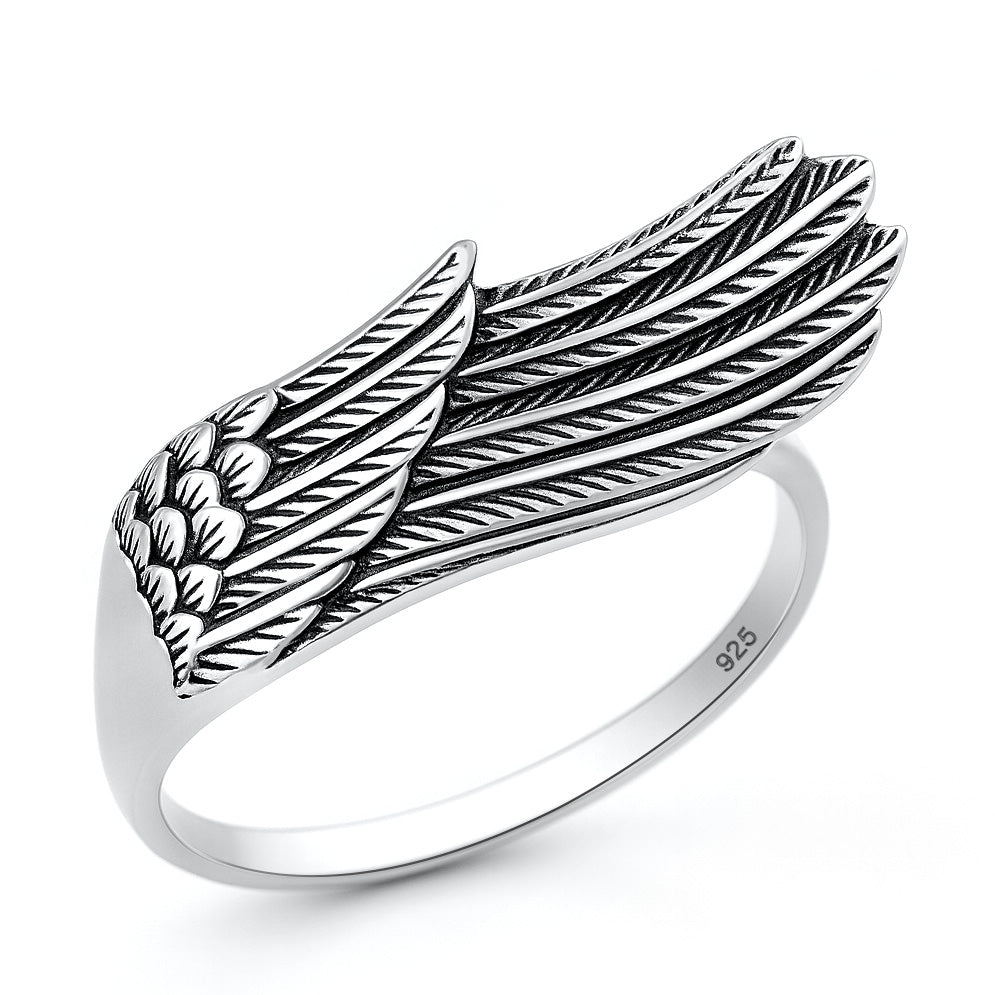 Silver Ring - Angel Wing