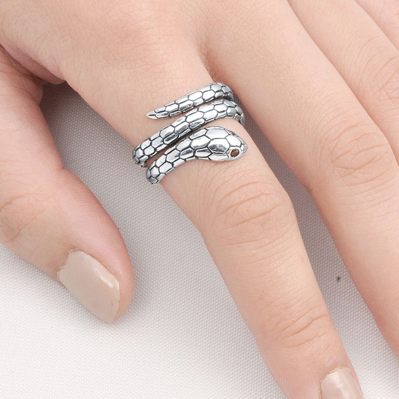 Silver Ring - Snake