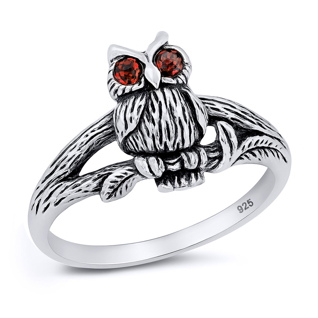 Silver Ring - Owl