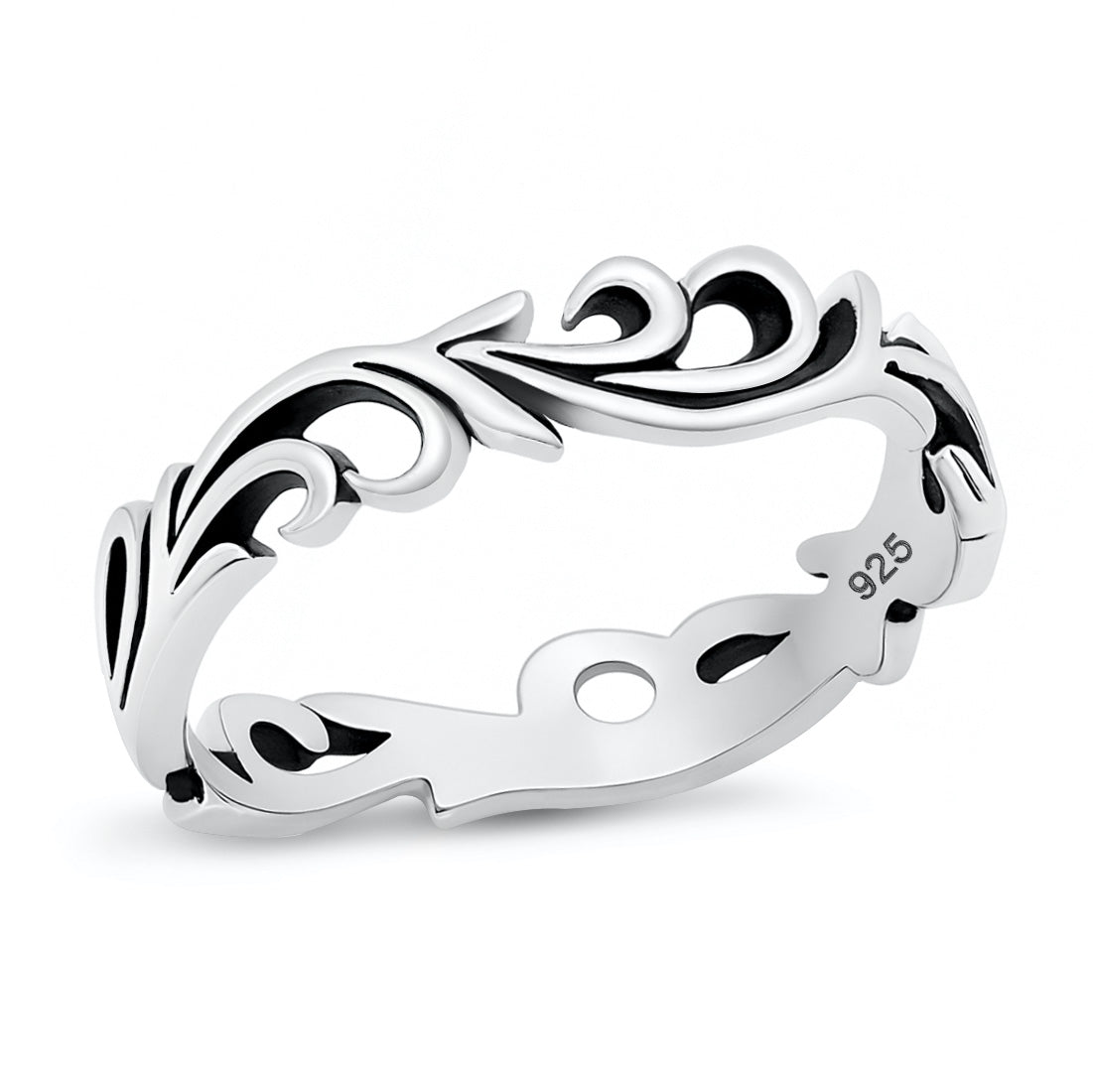 Silver Ring - Vines