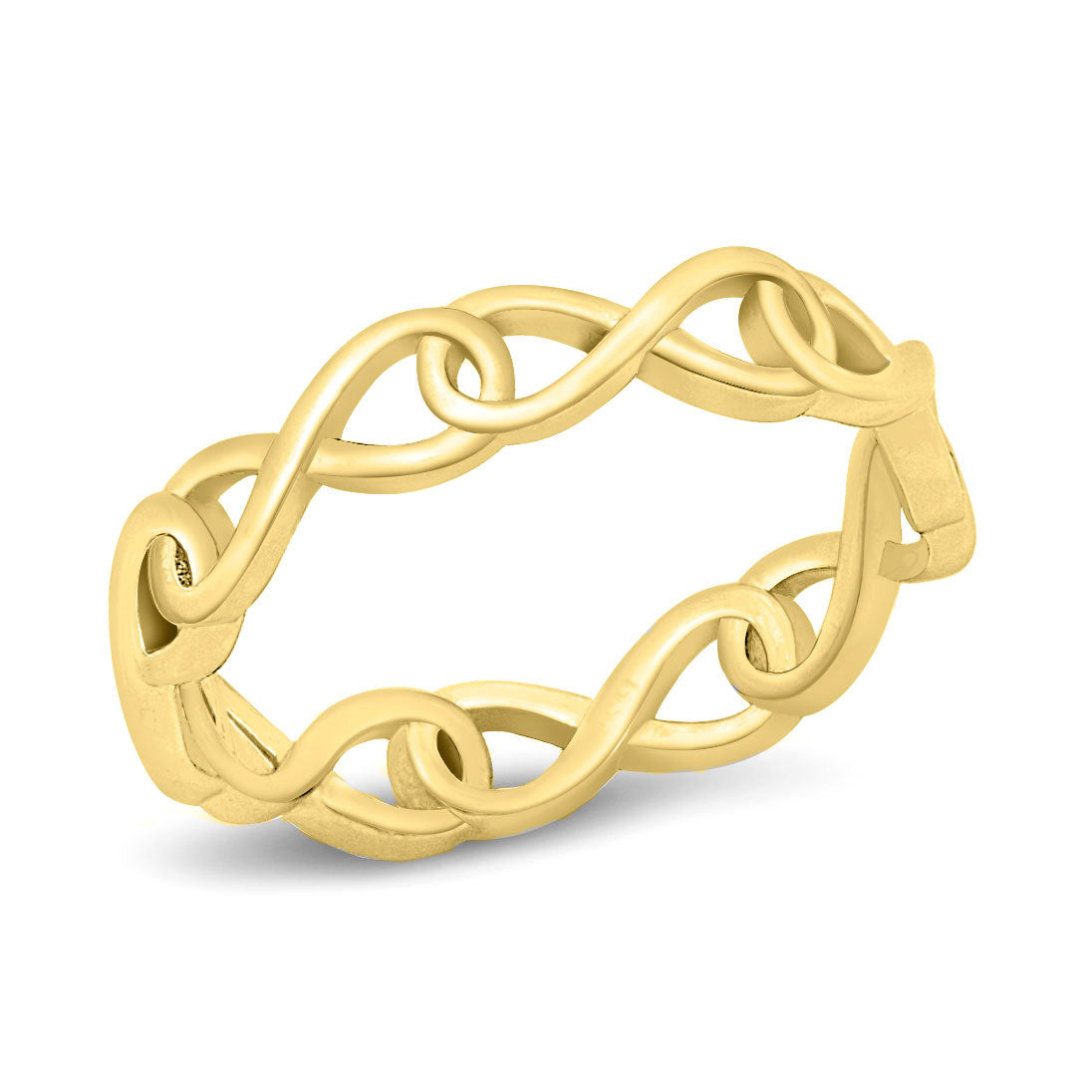 Silver Ring - Wraparound Infinity