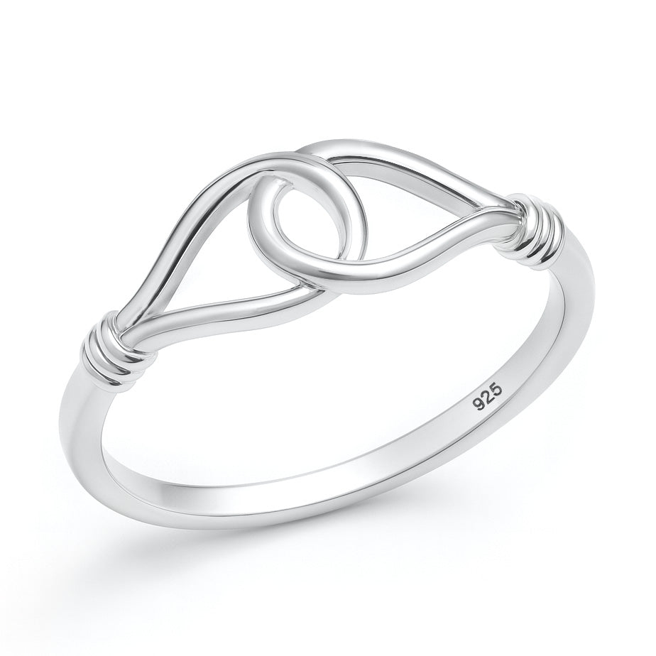 Silver Ring - Circle Link