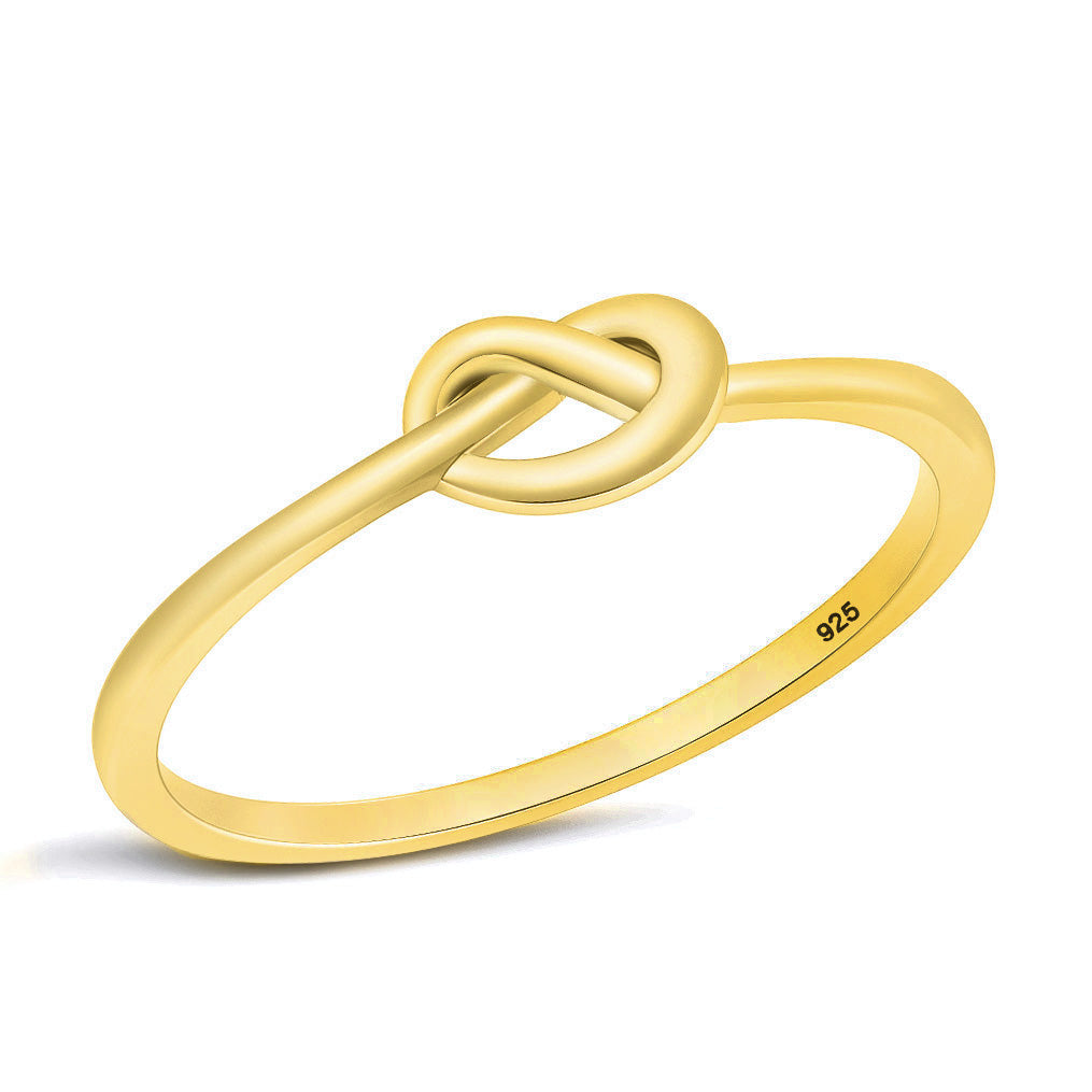 Silver Ring - Mini Love Knot