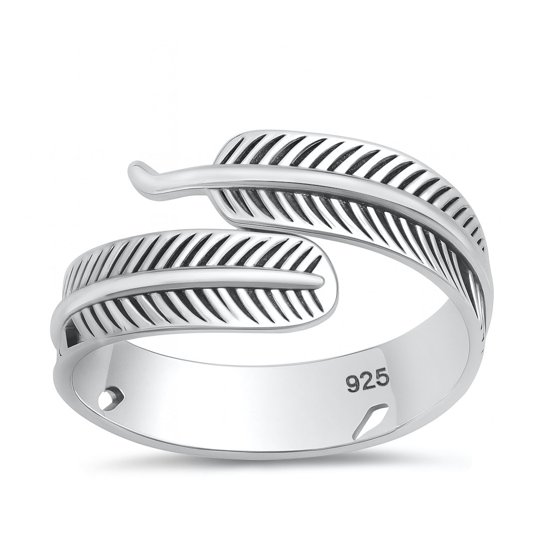 Silver Ring - Feather